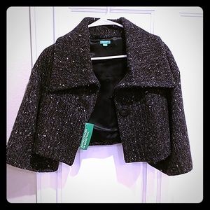 United Colors of Benetton Gray Short Peacoat S